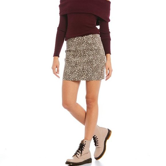 Free People Dresses & Skirts - Free People Sale! NWT Free People Leopard  Skirt